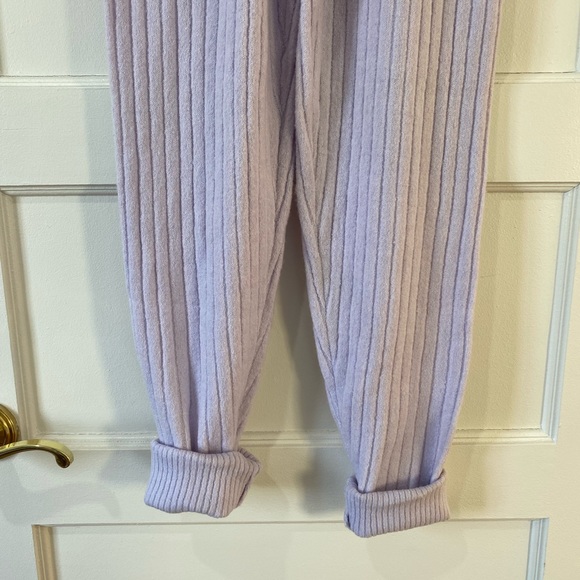 Free People Joggers FP Lilac Around the Clock Lounge Pants - Picture 9 of 12